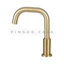 Ver imagem 2 de Torneira Para Banheiro Inox Misturador Duplo Comando Tefé Pingoo.casa - Dourado
