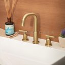 Ver imagem 5 de Torneira Para Banheiro Inox Misturador Duplo Comando Tefé Pingoo.casa - Dourado