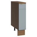 Ver imagem 1 de Balcão Porta-Temperos 20 cm 1 Porta Rustic/Cinza Lux Madesa
