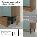 Ver mais imagens de Balcão Porta-Temperos 20 cm 1 Porta Rustic/Cinza Lux Madesa