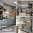 Ver imagem 5 de Balcão Porta-Temperos 20 cm 1 Porta Rustic/Cinza Lux Madesa