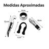 Kit Abridor de Vinho 5 Pecas Acessórios Inox - 3