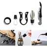 Kit Abridor de Vinho 5 Pecas Acessórios Inox - 1