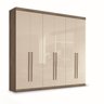 Guarda Roupa Casal 6 Portas 4 Gavetas 240cm Imaginare Santos Andirá - 4