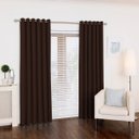 Ver imagem 1 de Cortina Marrom Oxford 300x280 Sala/quarto Fabritex Enxovais