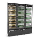 Ver imagem 1 de Auto Serviço Vanguard Extra Frio 3 Portas Vidro Aquecido Preto/branco Asvef3p 220v - Refrimate