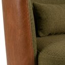 Ver imagem 7 de Poltrona Decorativa Verso Pes Madeira Linho Color Trend e Courino Moll Tca 307 Tcs 727