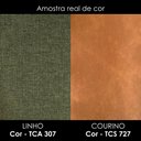 Ver imagem 5 de Poltrona Decorativa Verso Pes Madeira Linho Color Trend e Courino Moll Tca 307 Tcs 727