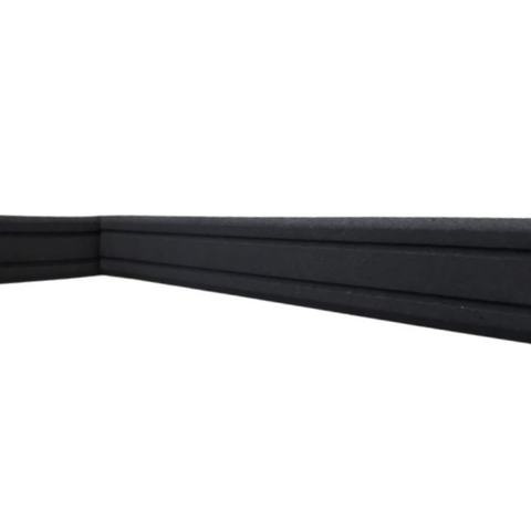 Boiserie Moldura Rodameio de Eva Adesivo e Flexível *orion 2,5cmx 5mm 15 Metros* Preto