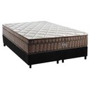 Ver imagem 1 de Cama Box Queen: Colchão Ortopédico D Angelis Anjos D28 / Ag65 Anjos Star + Base Crc Suede Black (
