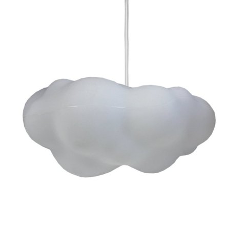 Luminária Abajur De Mesa Pendente Nuvem Fluffy Usare