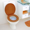 Ver imagem 4 de Assento Vaso Sanitário Tampa Oval Soft Caramelo | Astra