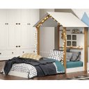 Ver imagem 5 de Cama Montessoriana Infantil Smile Yescasa Bege/Creme/Carvalho