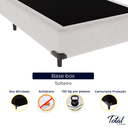 Ver imagem 2 de Cama Box Solteiro Sintético Branco