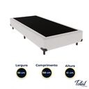 Ver imagem 4 de Cama Box Solteiro Sintético Branco