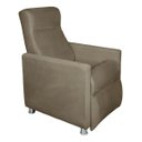 Ver imagem 5 de Poltrona Cadeira do Papai Reclinável Confortavel Veludo:Capuccino/Liso