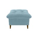 Ver imagem 6 de Poltrona de Amamentação com Puff Montreal Suede Azul Matrix
