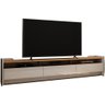 Rack para TV 2.2 Sublime Off White com Naturale - Gelius Móveis - 1