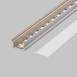02 Perfil de Aluminio Embutir 1 Metro Slim 17.2x14.4mm - 1