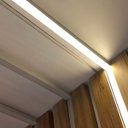 Ver imagem 4 de 02 Perfil de Aluminio Embutir 1 Metro Slim 17.2x14.4mm