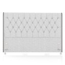 Ver imagem 6 de Cabeceira Cama Box Solteirão 98cm Florenza P02 Linho Cinza Claro - Mpozenato