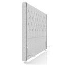 Ver imagem 7 de Cabeceira Cama Box Solteirão 98cm Florenza P02 Linho Cinza Claro - Mpozenato