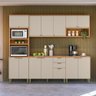 Conjunto Cozinha Compacta Carolina Jequitiba Off White - 1