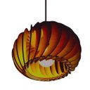 Ver imagem 1 de Luminária Teto tipo Pendente GÉRBERA MDF - Completa - Cor: Marrom