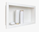 Ver imagem 4 de Nicho para Embutir 30x60cm Plástico Matte Branco Arquitech