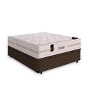 Ver imagem 4 de Cama Box Com Baú Casal Marrom + Colchão de Molas Ensacadas Castor Kingdom Aloe Vera 138cm
