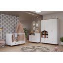 Ver imagem 1 de Quarto de Bebê Berço 2 Gavetas Cômoda 3 Gavetas 1 Porta Guarda Roupa 4 Portas 4 Gavetas Picolé Espre