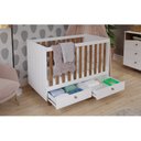 Ver imagem 3 de Quarto de Bebê Berço 2 Gavetas Cômoda 3 Gavetas 1 Porta Guarda Roupa 4 Portas 4 Gavetas Picolé Espre