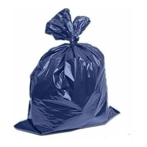 Saco de Lixo 40 Litros 100 Unidades Colorido Reforçado Cor:cinza-claro