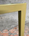 Ver imagem 2 de Conjunto Mesa de Jantar Quadrada Preta 2 Cadeiras Pinus Riviera Industrial Dourado Don Castro Decor
