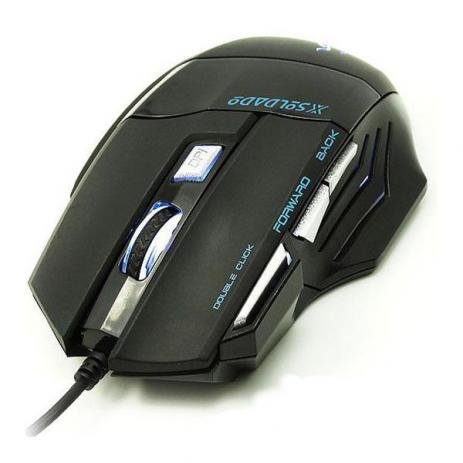 Mouse Gamer Com Fio Usb 7d Extreme Led Double Click Dpi - 2