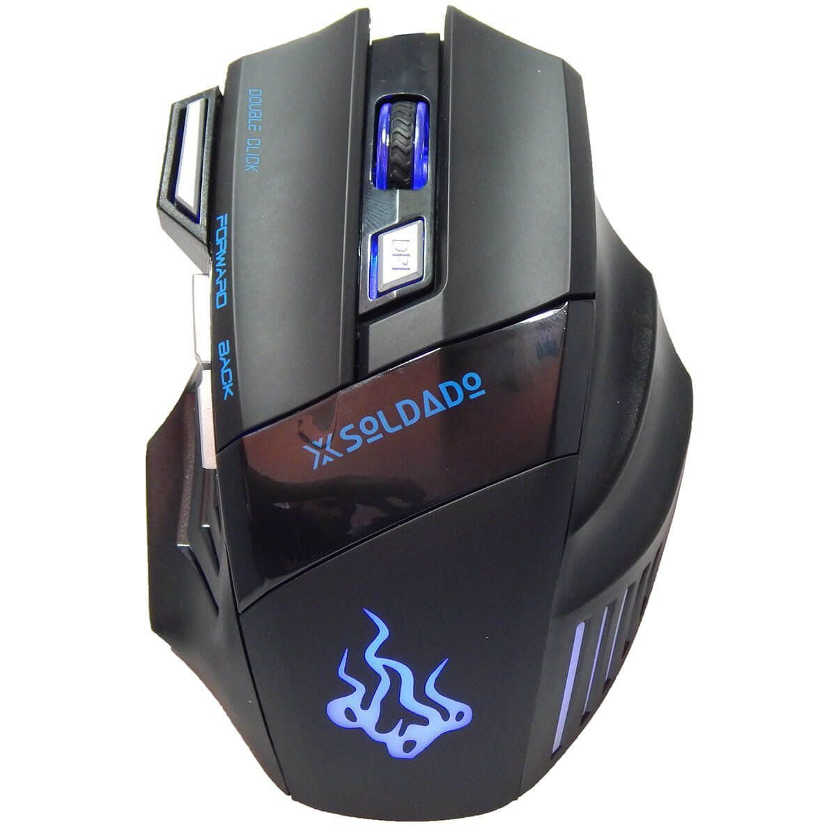 Mouse Gamer Com Fio Usb 7d Extreme Led Double Click Dpi - 1