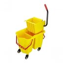 Ver imagem 1 de Carrinho Balde Expremedor Mop para 2 Águas com Rodas e Dreno