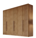 Ver imagem 1 de Guarda Roupa Casal Vertice New 6 Portas 6 Gavetas Nh Rei de Casa Cumaru