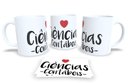 Ver imagem 1 de Canecas de Porcelana Branca Personalizada Profissões Ciencias Contábeis