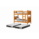 Ver imagem 6 de Beliche Jaspe MDF Acompanha Colchões D33 com Escada e Proteção Lateral Ideal para Criança:Nature