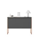 Ver imagem 3 de Buffet Elegante 3 Portas Londres Preto e Cobre