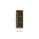 Ver imagem 2 de Aéreo Maleiro Alto 1 Porta 36cm Linha Modulado Adapt N551 Kappesberg - Nogueira