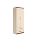 Ver mais imagens de Jogo de Quarto Chiara 5 Peças - Roupeiro 2 Portas, Módulo Aéreo e Cama com Auxiliar - Off White