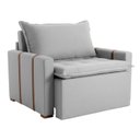 Ver imagem 4 de Poltrona do Papai Retrátil e Reclinável Base Madeira Maciça Paris