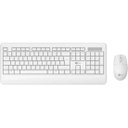 Ver imagem 1 de Kit Teclado e Mouse sem Fio Lecoo Kw202 Branco