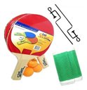 Ver imagem 4 de Kit de Tênis de Mesa com Raquetes Rede Bolinhas Bel Sports