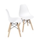 Ver imagem 2 de Kit com 2 Cadeiras Infantis PP Base Madeira OR-1102