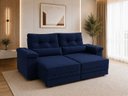 Ver imagem 1 de Sofa Retratil Reclinavel 200m Dubai Veludo Premium