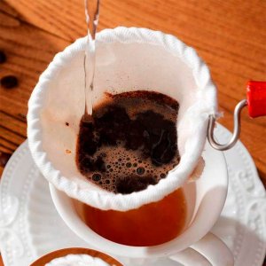 Coador de Café Flanelado Reutilizável Nº1 P/ Maquina C/ 6pçs
