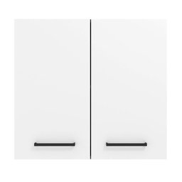 Armário de Cozinha Aéreo 70 cm 2 Portas Branco Agata Madesa - 5